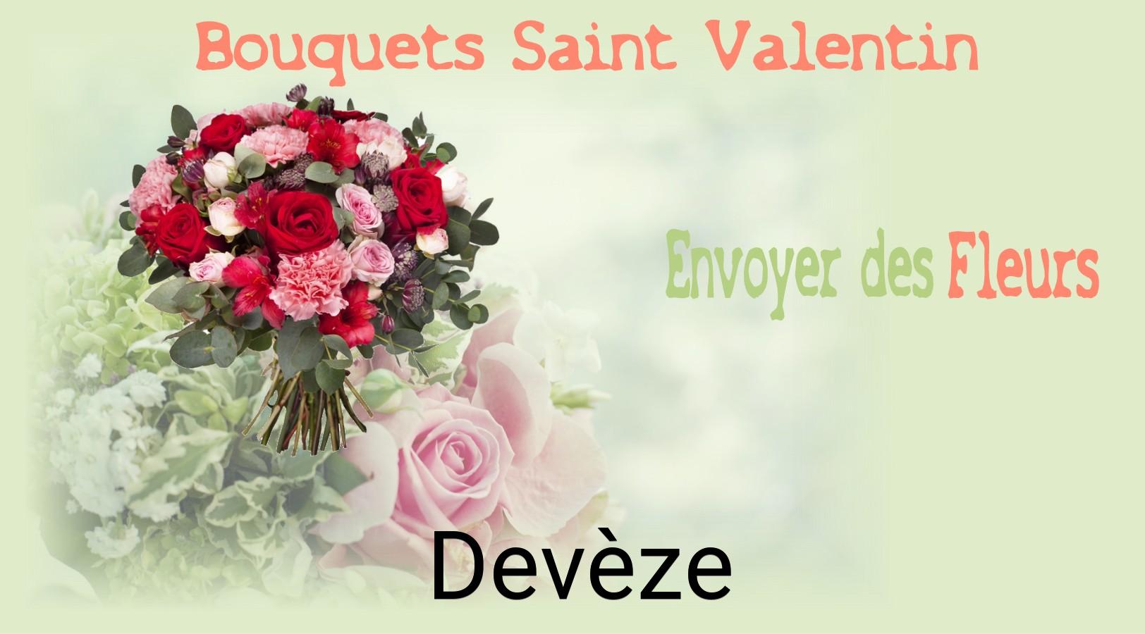 Roses de Saint-Valentin livrées à Devèze